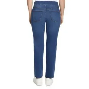 Nine West Womens Heidi Pull-On Straight Stretch Comfort Pants, Wine Sz 8, No Tag